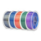 [13th Anniv Deal] Multi-Color SILK 5KG Filament Bundle, 1KG per Roll, 5 Packs Bundle