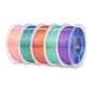 [13th Anniv Deal] Multi-Color SILK 5KG Filament Bundle, 1KG per Roll, 5 Packs Bundle