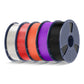 SUNLU 5KG Filament Bundle Collection: PLA, PLA+, PLA Meta, PLA Mattte, PETG, Rainbow , 1KG per Roll, 5 Packs Bundle