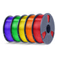 PETG 5KG Filament Bundle, 1KG per Roll, 5 Packs Bundle