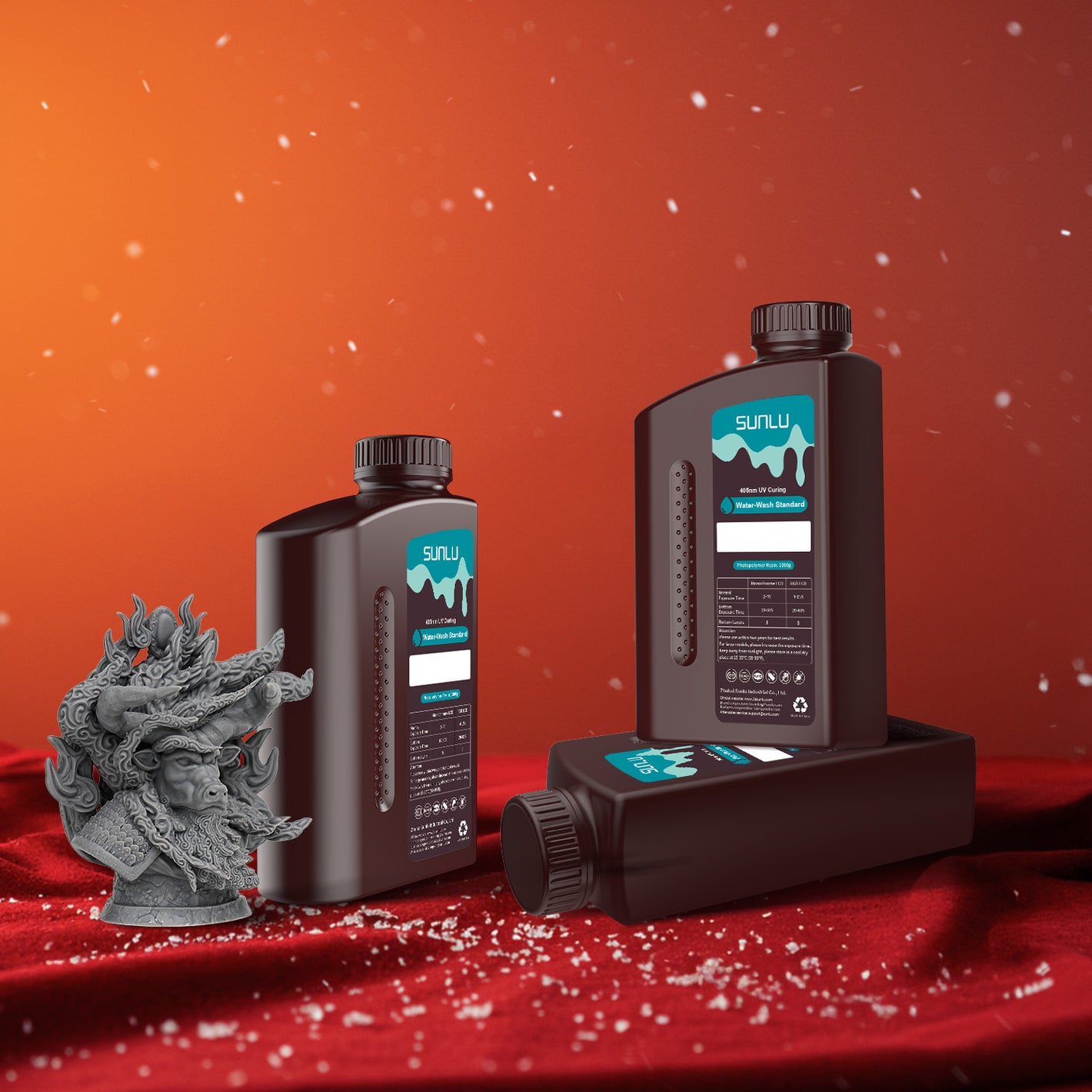 [MOQ: 6 Bottles] Water-Wash UV Resin 1000G