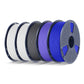PLA Matte 5KG Filament Bundle, 1KG per Roll, 5 Packs Bundle