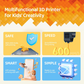 Kidoodle MiniBox A1: 3D Printer for Kids, Unleash Creativity with Kidoodle, 600mm/s High Speed, AutoLiv/Design Safe for Kids/5" Touch Screen, Wi-Fi/App Control, Easy to Install at Home/School