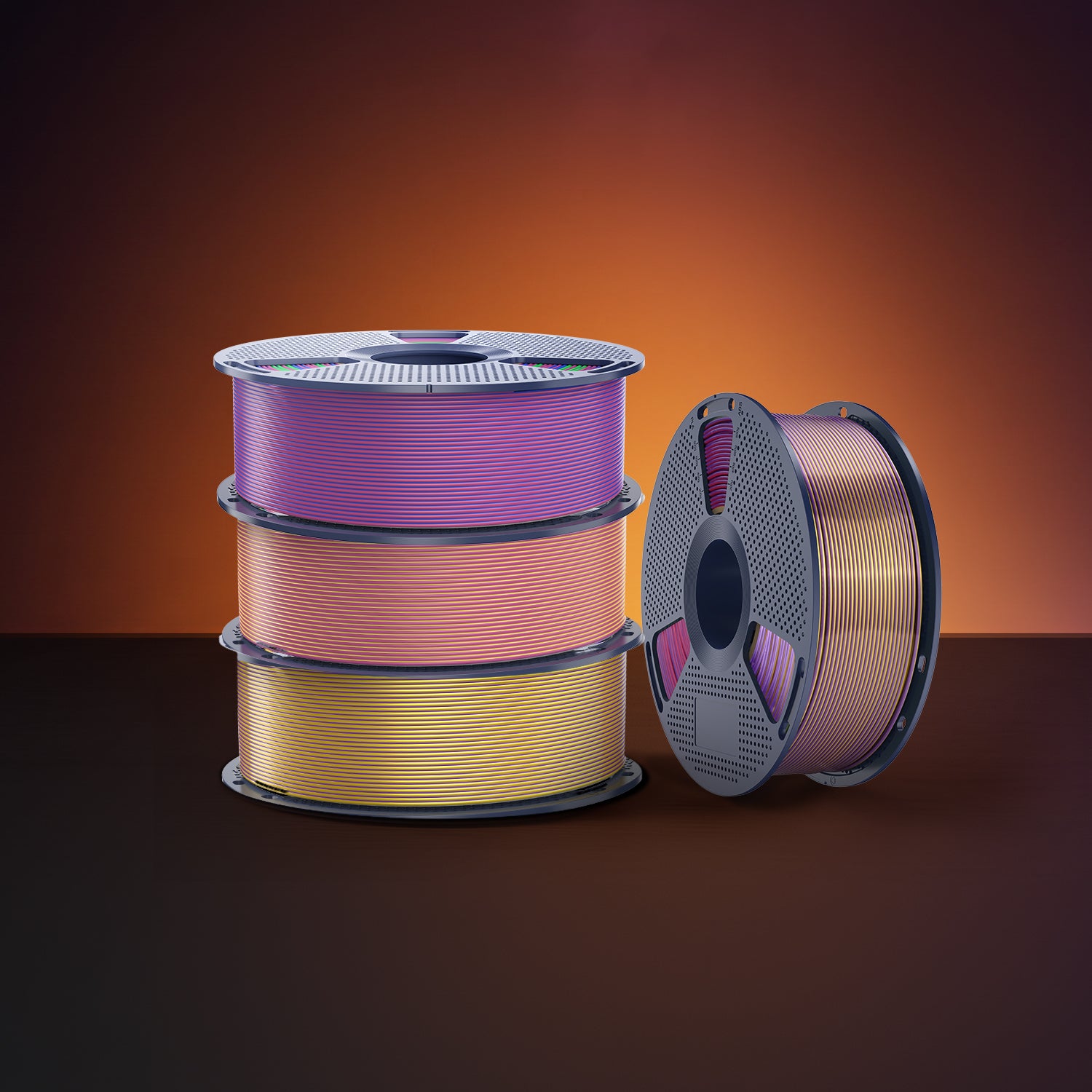 Multi-Color SILK Filament(Dual-Color, Tri-Color and Four-color) 1KG