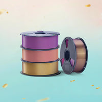 [Min. 3 Rolls] Multi-Color SILK Filament(Dual-Color, Tri-Color and Four-color) 1KG