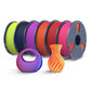 [MOQ: 3 Rolls] SUNLU PLA Matte Dual-Color 3D Printer Esthenic Filament 1KG, Seamless Two-Tone Shifts & Soft Matte Finish