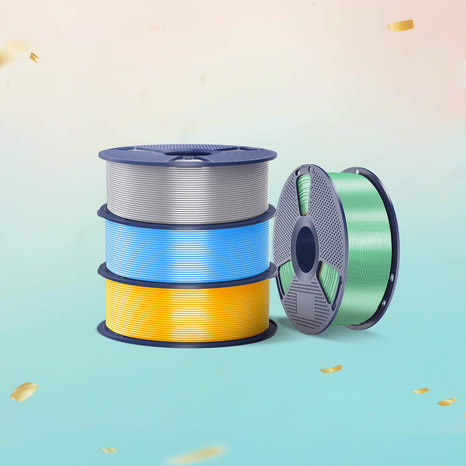 [Min. 3 Rolls] SILK PLA+ Filament 1KG