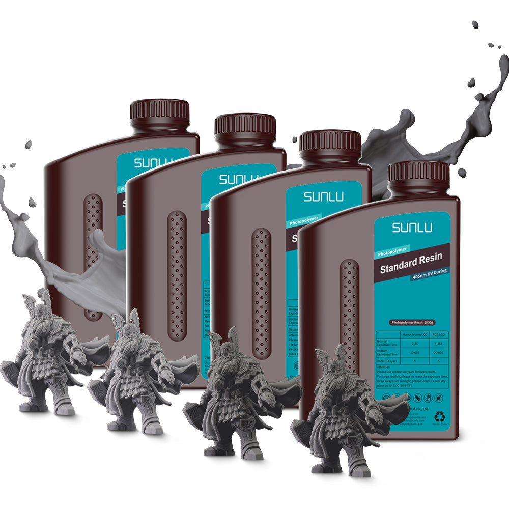 Standard Resin 1000G*4 Bottles Combo