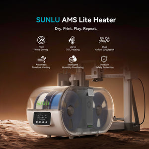 [Pre-sale] SUNLU AMS Lite Heater, AMS Lite Enclosure, Dual-airflow ensures perfect prints.Up to 70°C, supports PLA/PETG/ABS/ASA/PA